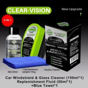 4-in-1 Clearvision Car Windshield & Glass Cleaner